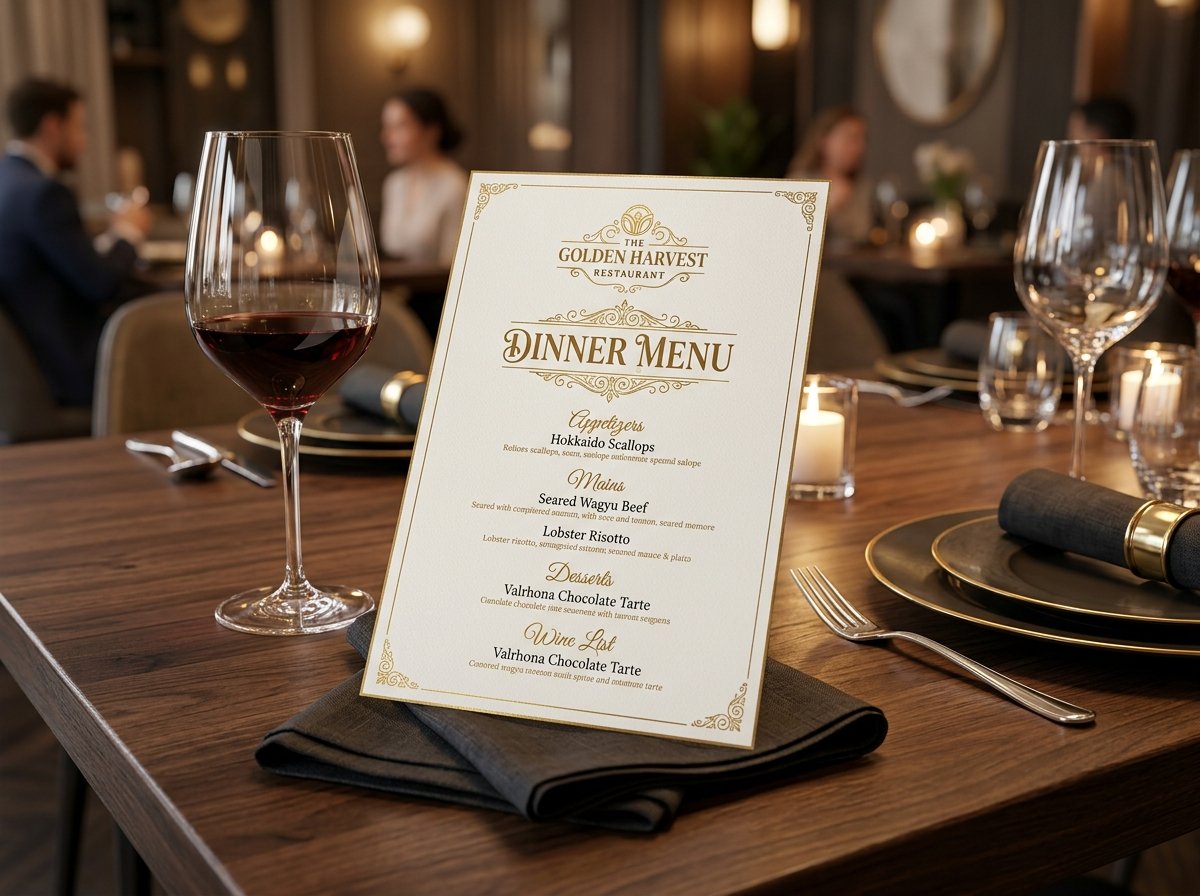 Menu Card Design